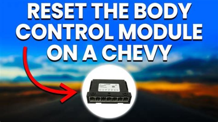 Can an airbag control module be reset?