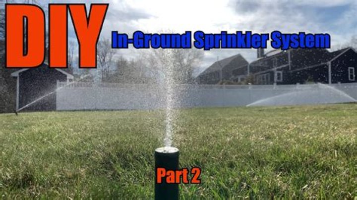 How do I build an inground sprinkler system?