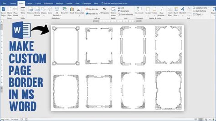How do I make fancy borders in Word?
