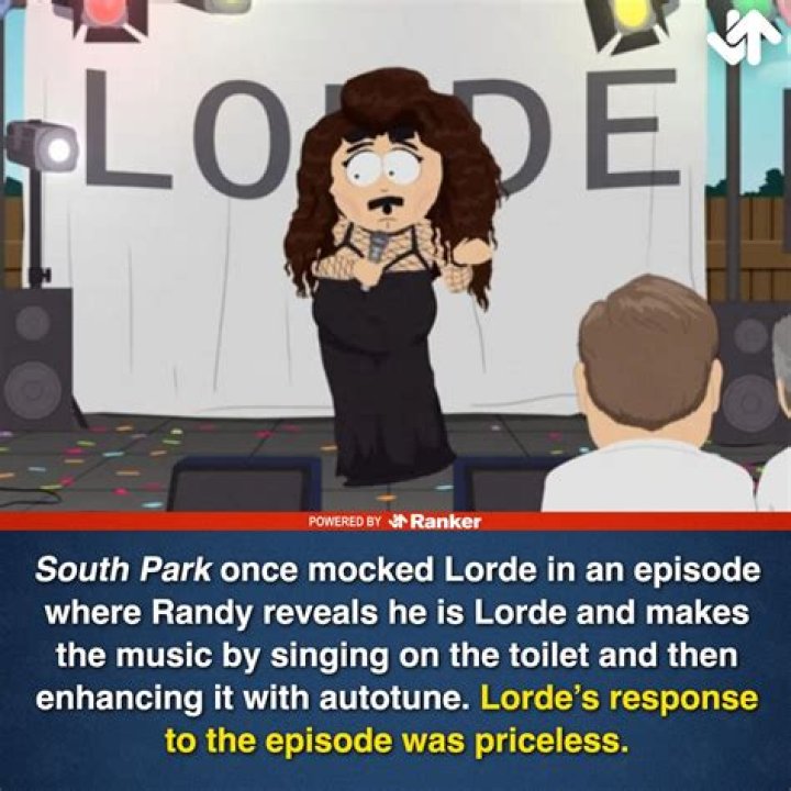 How does Lorde feel about South Park?
