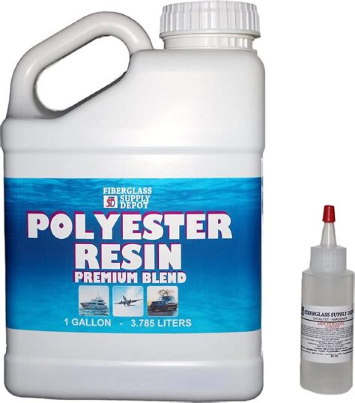 What is the hardener for polyester resin?