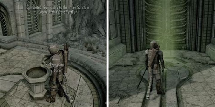 Where is the key to the inner sanctum Skyrim?