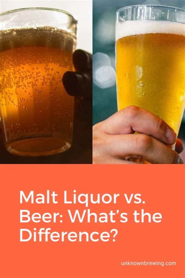 Why does malt liquor get you drunk?